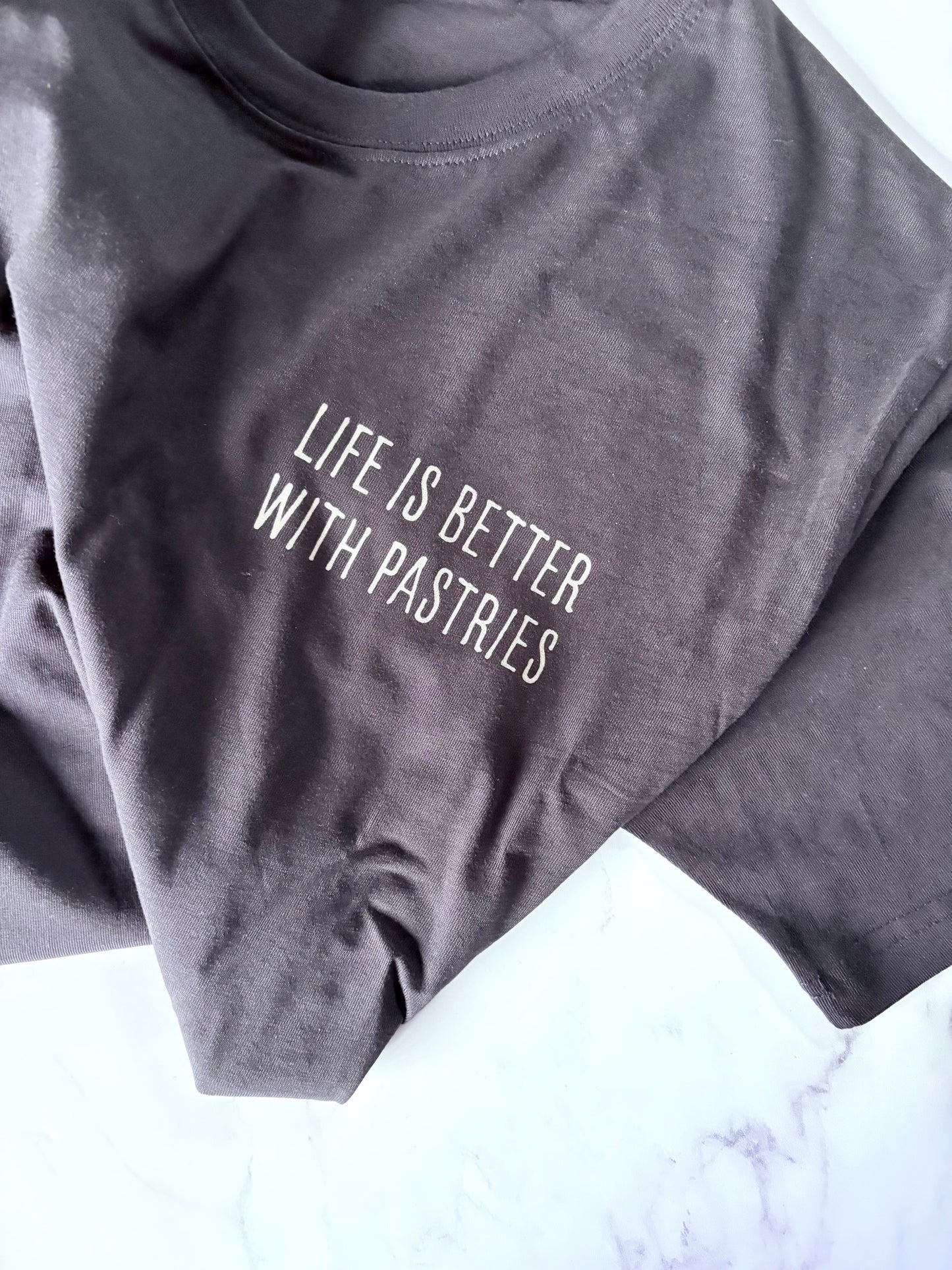 'Better with Pastries' - Adults T-Shirt