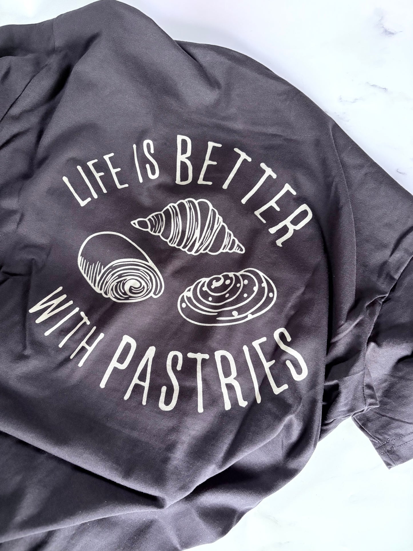 'Better with Pastries' - Adults T-Shirt
